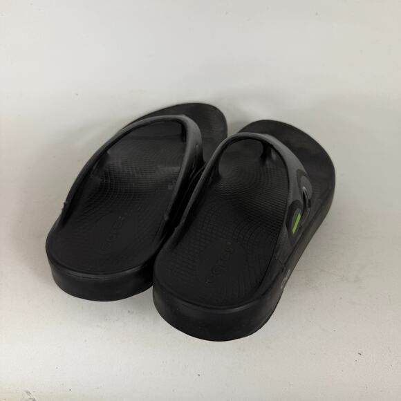 OOFOS OOriginal Sport Recovery Thong Sandals Women's 7 Graphite Slip-On Comfort - Picture 7 of 9